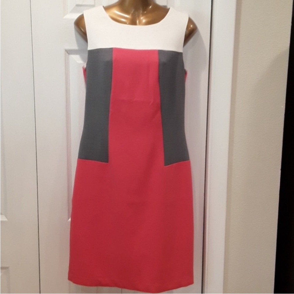 Colorblock Sleeveless Dress